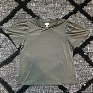 A New Day Dark Green Tee